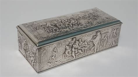 Dutch Silver Jewelry Box 